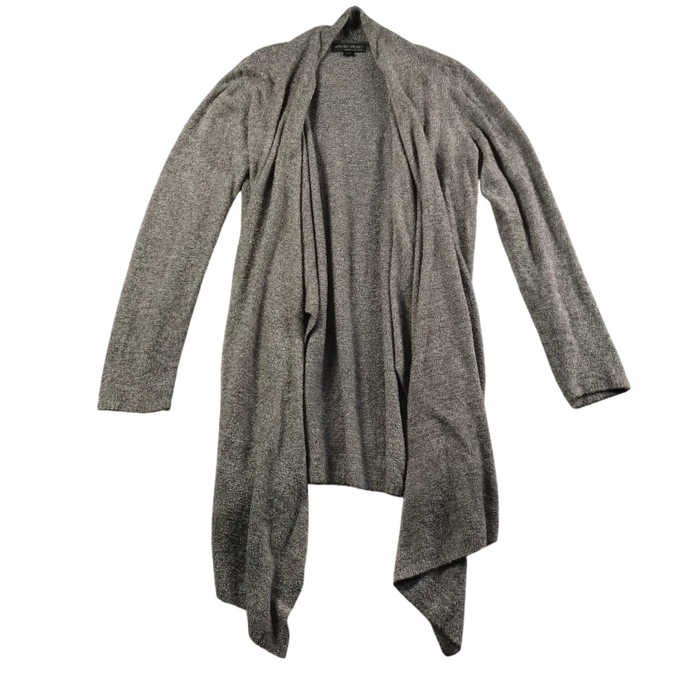 Barefoot Dreams 436 Bamboo Chic Lite Draped Cardigan Cocoa L/XL Womens